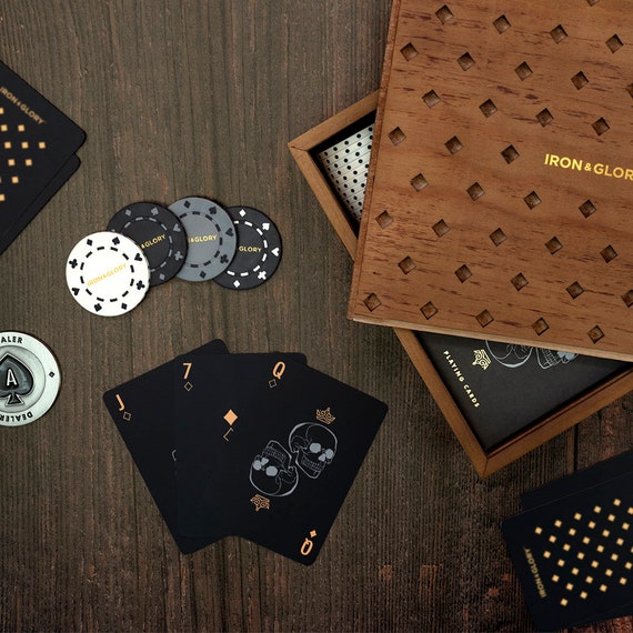 Luxury Personalised Poker Set Poker Lover Gifts Personalised 