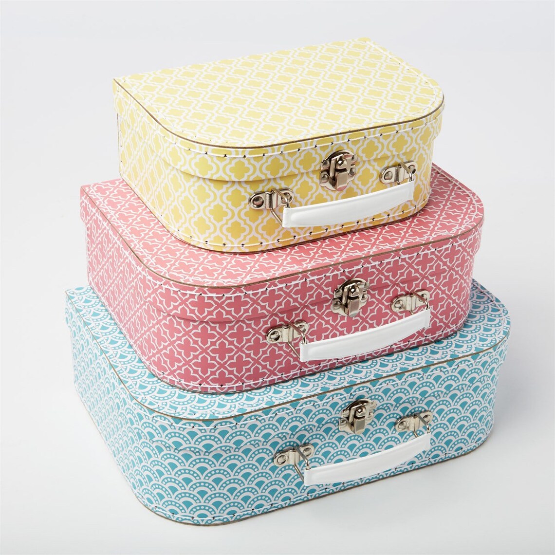 Personalised Set of Three Bright Child Suitcases Child Etsy