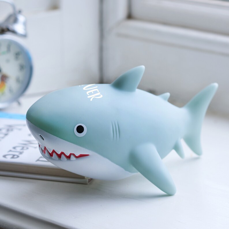 Personalised Shark Night Light Childs Light Night Light Etsy