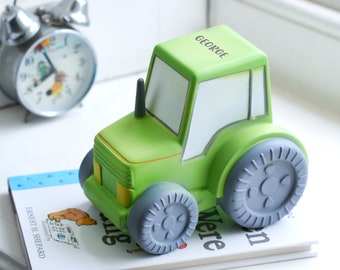 Personalised tractor night light -Childs Light - Night Light - boys Bedroom -Customised Light - child Gift- tractor gift- nursary light