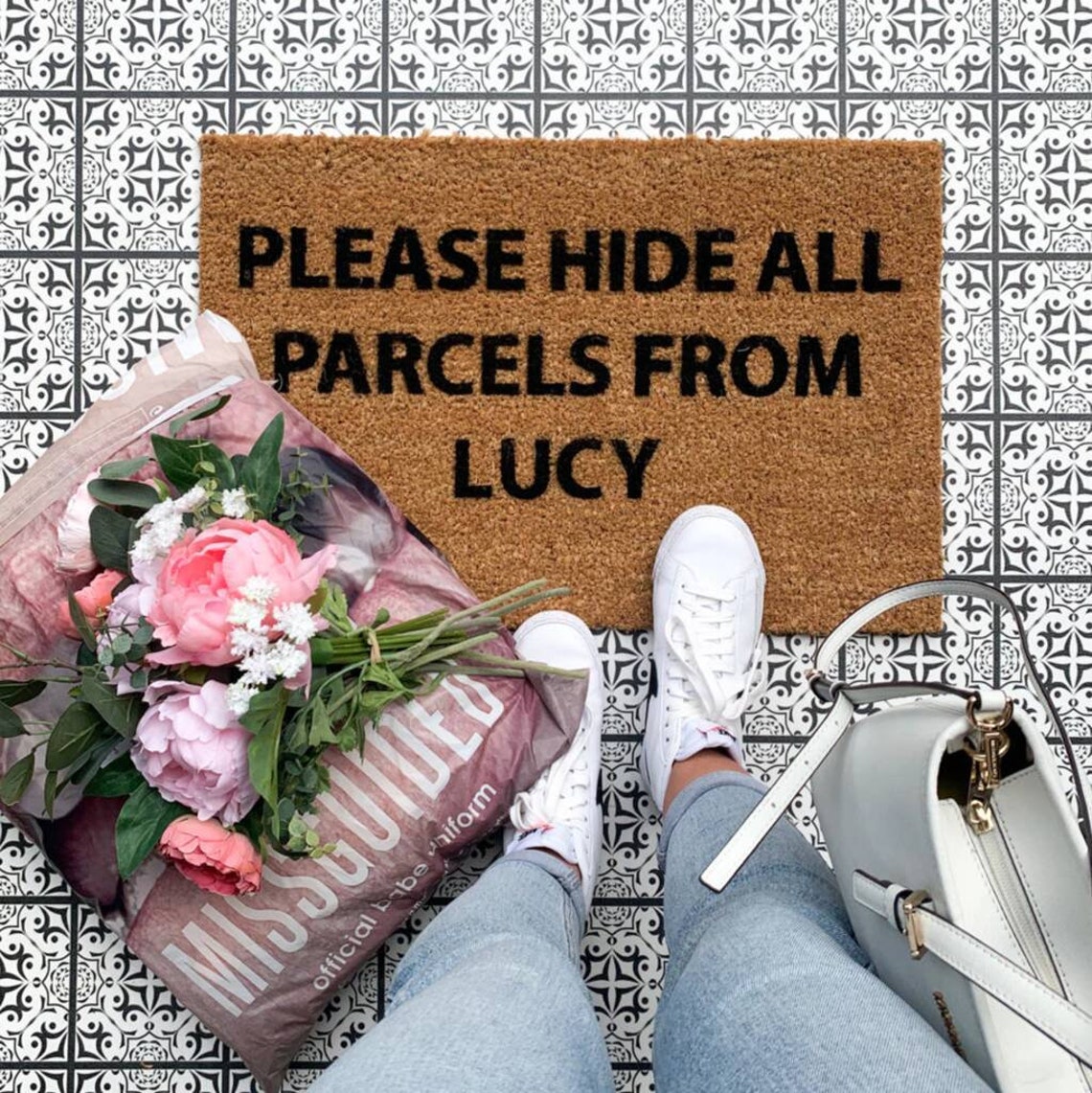 Personalised Doormat Shopping Doormatfun Design unusal Etsy UK