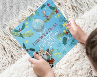 Gepersonaliseerde kerstavond kinderboek - voor kinderkerstcadeau - eerste kerstaandenkenboekcadeau