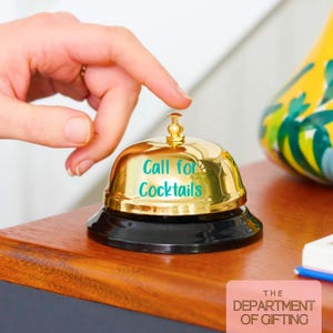 Cloche de service personnalisée : cloche de bureau amusante, cadeau original