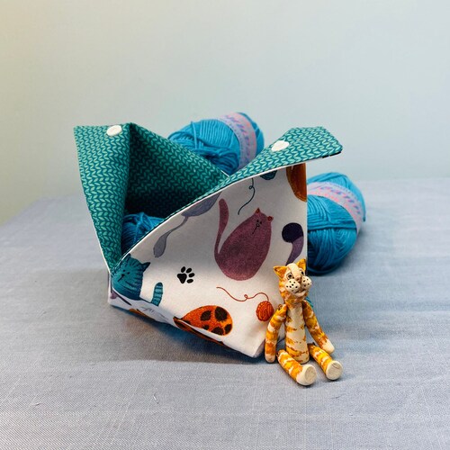 Yarn Bowl Fabric Pattern Etsy