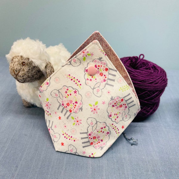 Yarn Keeper - Bento Style - Yarn Bowl - Sheep Print