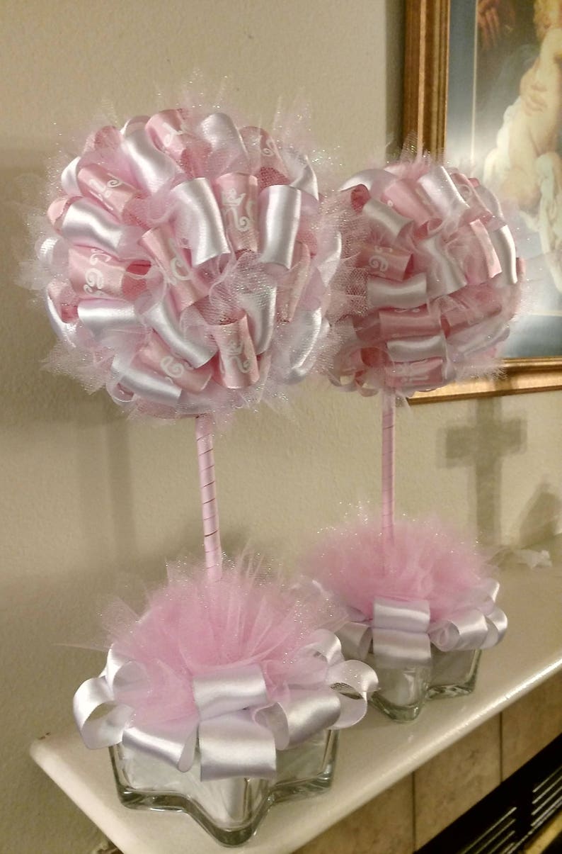 Topiary Baby Shower Centerpiece Birthday Topiary Etsy