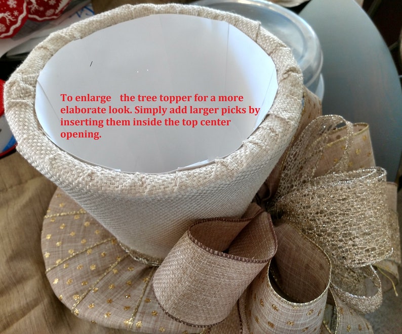 Black and White Top Hat Christmas Tree Topper Tree Topper Etsy