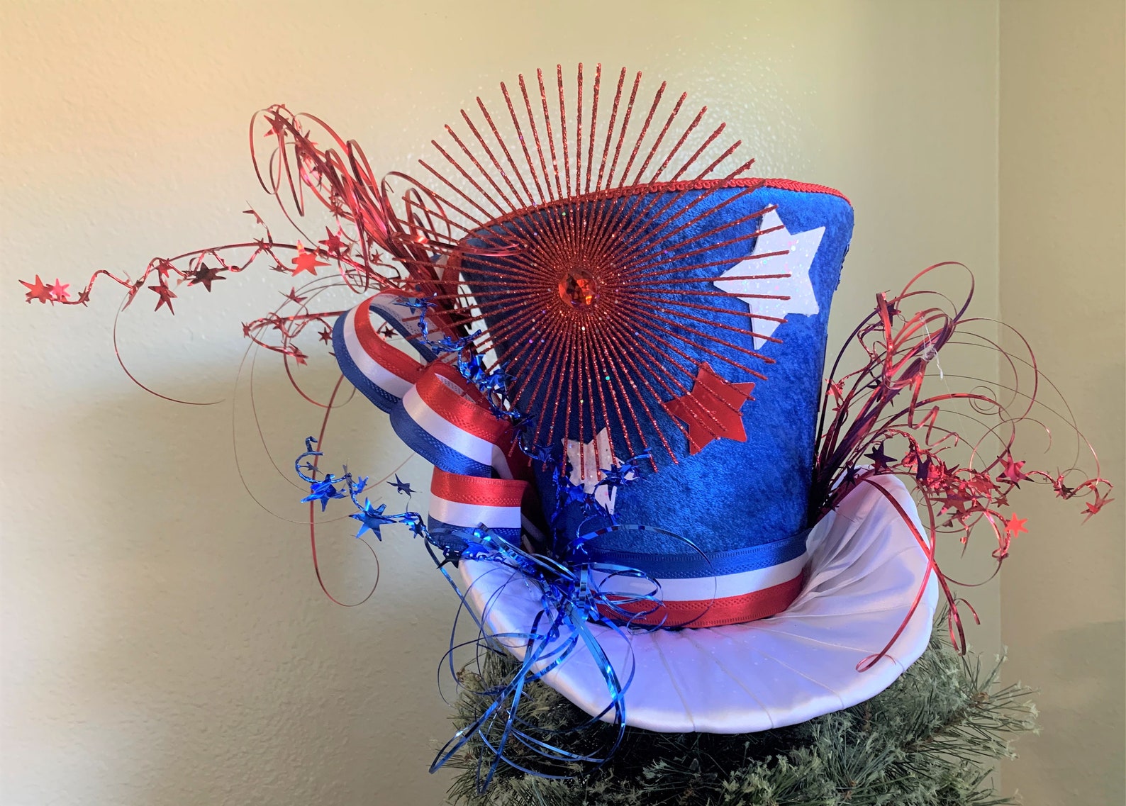 4th of July Patriotic Top Hat Decoration 4th of July Top Hat - Etsy