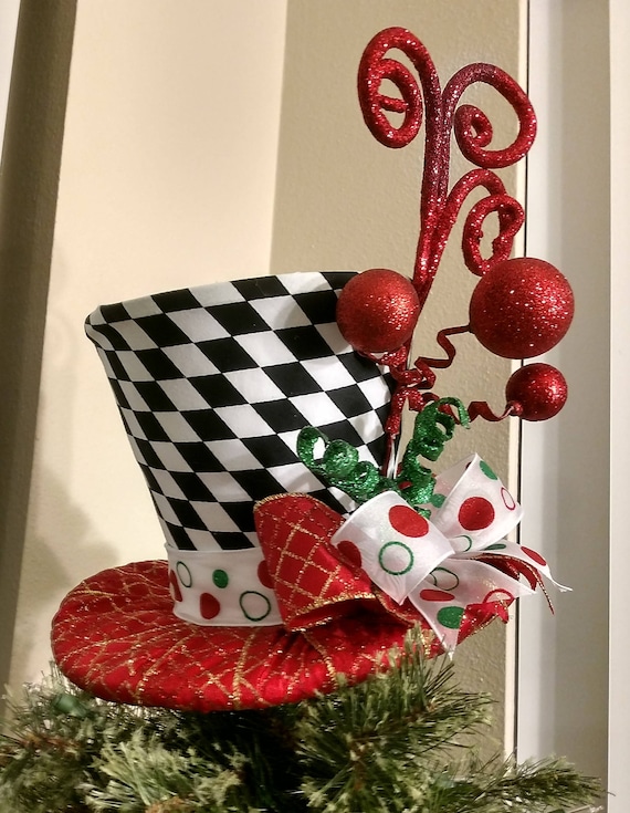 Top Hat Christmas Tree Topper 