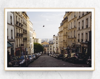 Paris Photography, European Architecture Print, Paris Landscape Photo, Travel Wall Art, Montmartre Paris France