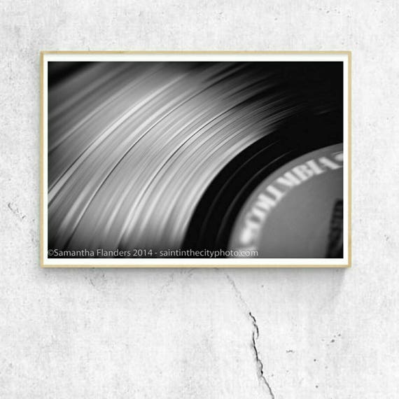 Rock n Roll Wall Decor, Rock N Roll Print, Modern Retro Art, Rock Music Print, Retro Music Print, Record Photography,Bruce Springsteen Art