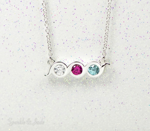 14k Gold Bezel Set Family Bar Vertical Birthstone 18 14k Gold Bezel Set Family Bar Vertical Birthstone 18