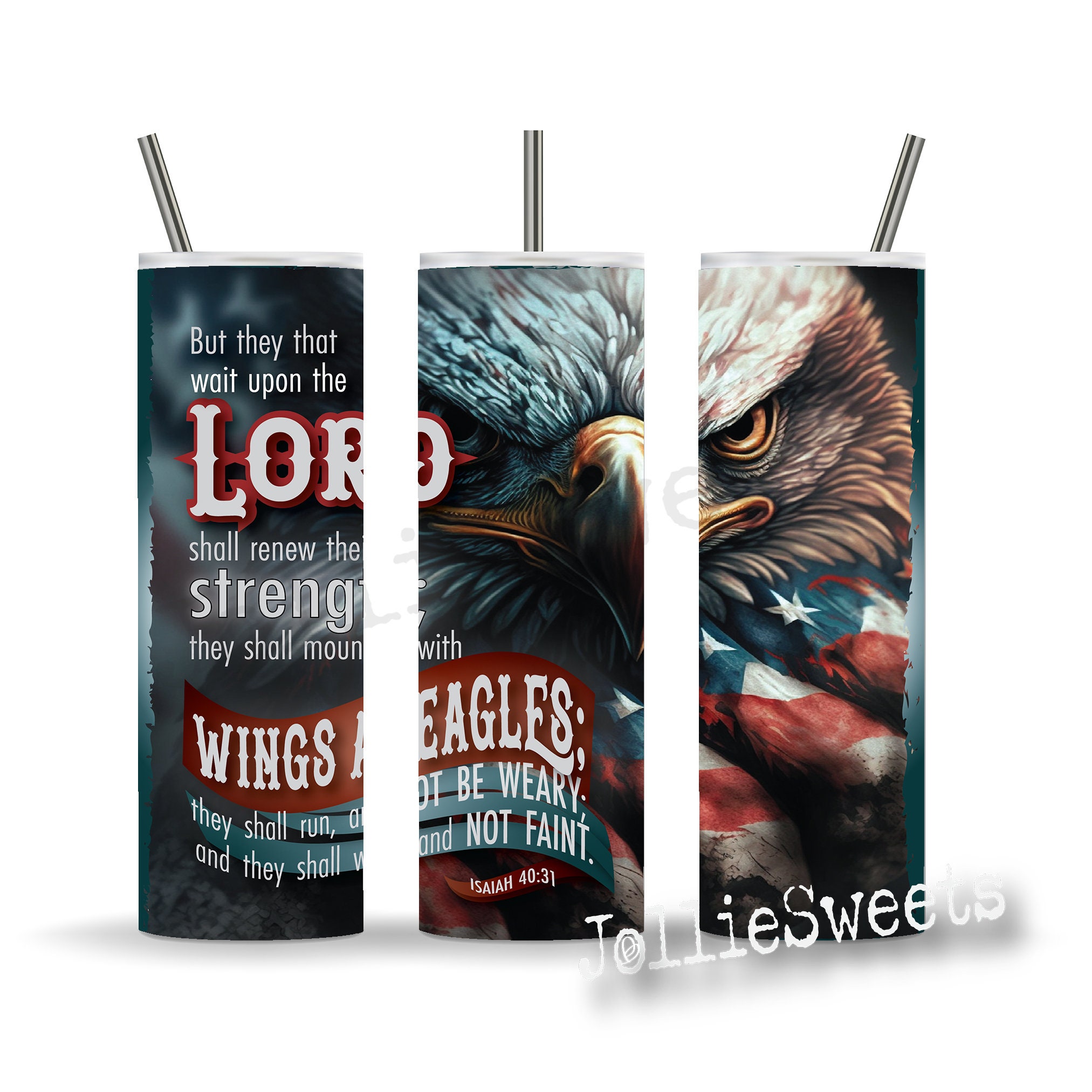 Bible Verse 20 Oz Skinny Tumbler Wrap, Faith Sublimation Design Digital