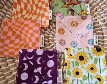 Marcapáginas, marcapáginas de tela de esquina, elige tu estampado