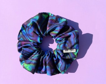 Sopo y Tahti / Paua Shell Scrunchie, Beachy resort usan Scrunchie, accesorios boho de moda surf
