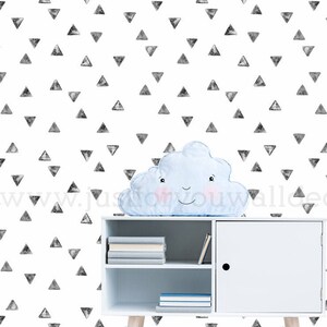 Black and White Wallpaper Kids Wallpaper Geometric Pattern - Etsy Canada