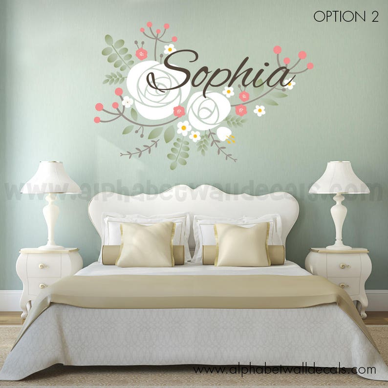 Name Wall Decal Nursery Wall Decal Children's Wall Etsy