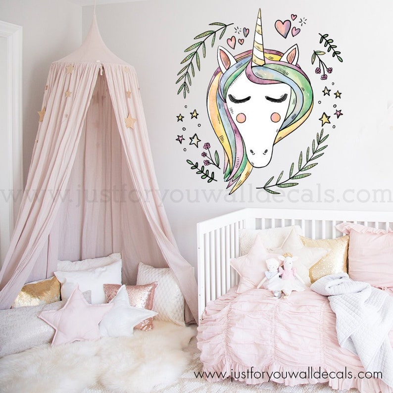 Unicorn Wall Decor Unicorn Wall Art 07-0002 Nursery Wall Decal Wall Decor Nursery Wall Decal Wall Decal Unicorn Wall Decal