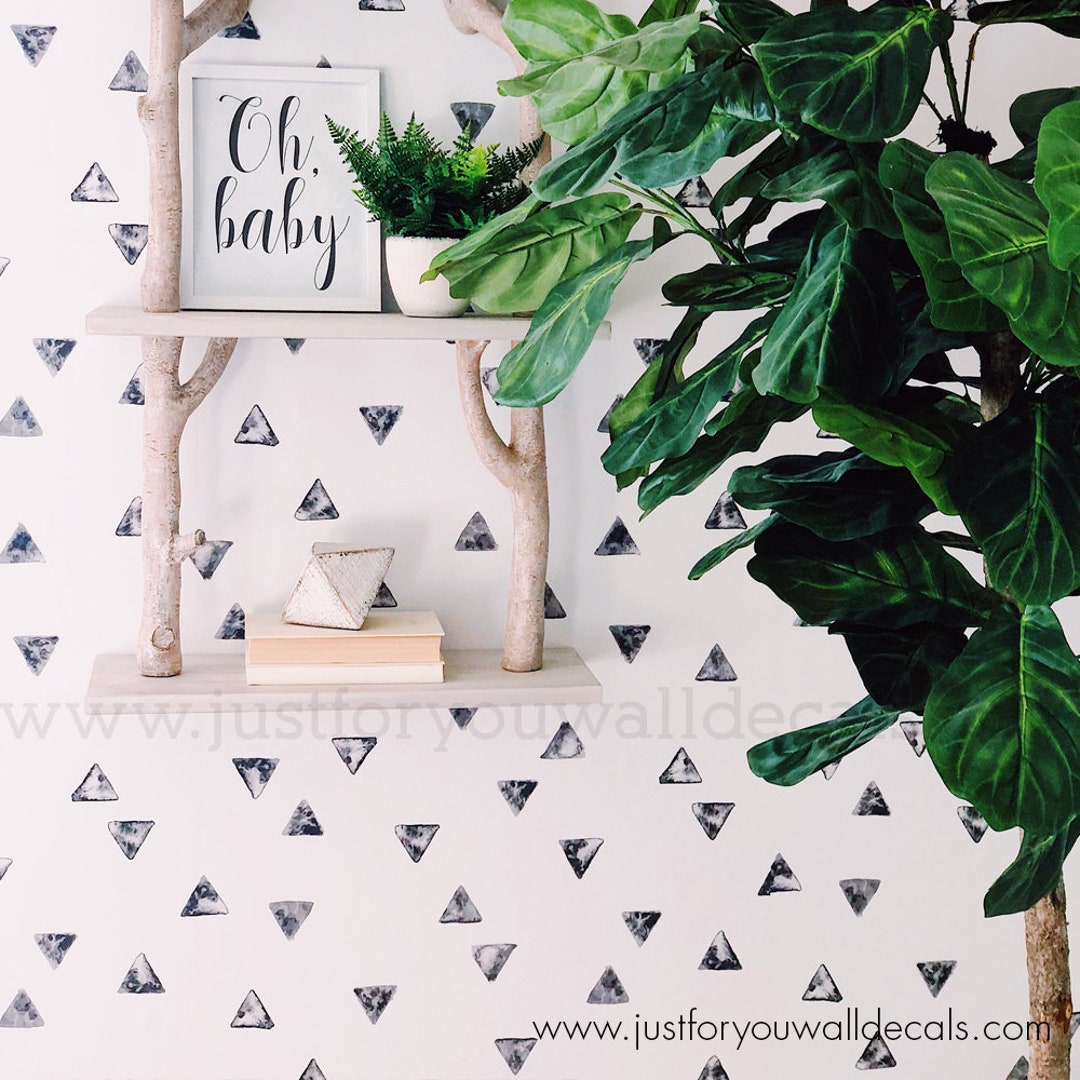 Black and White Wallpaper Kids Wallpaper Geometric Pattern - Etsy Canada