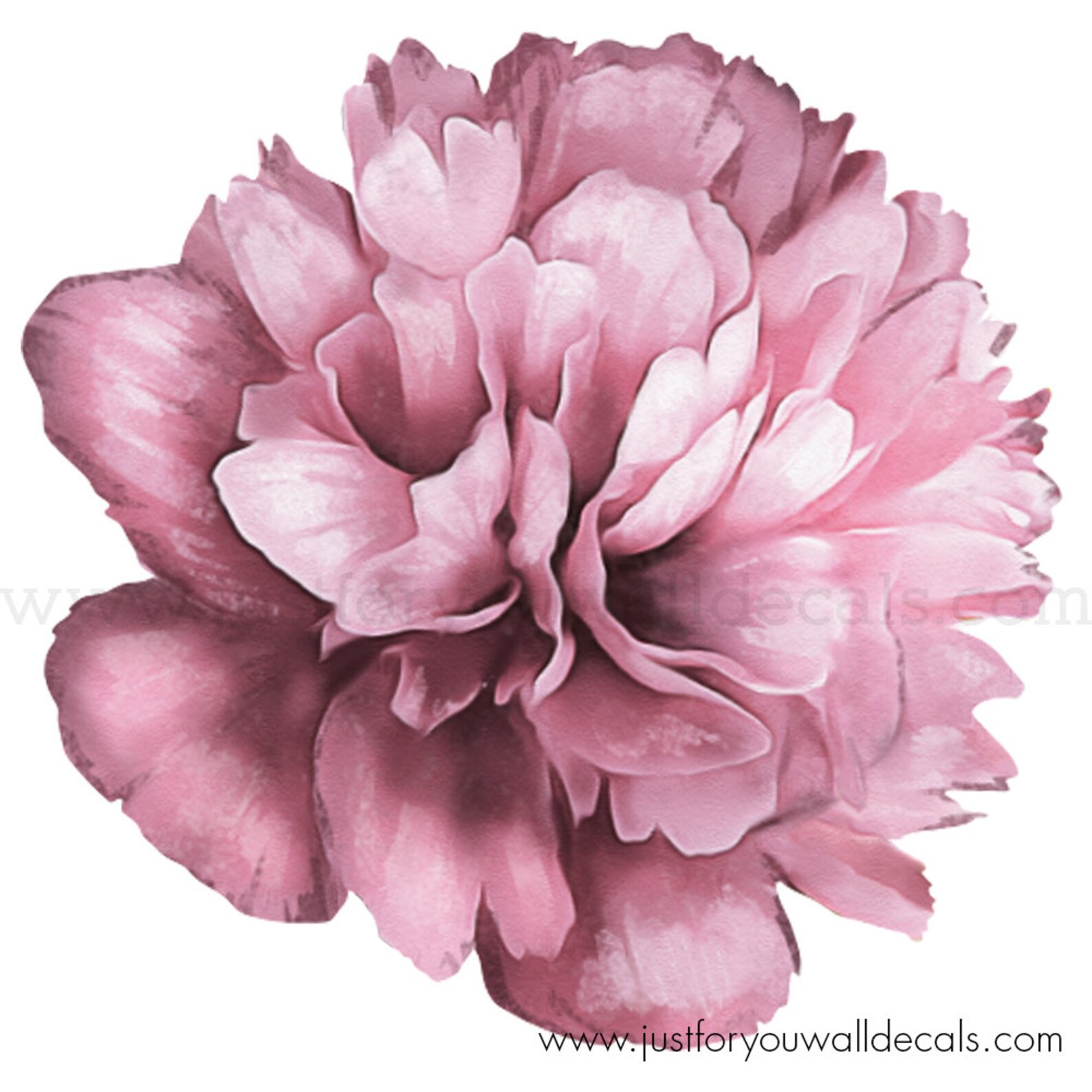 LARGE FLOWER SET Flower Wall Decal Floral Wall Decal Etsy