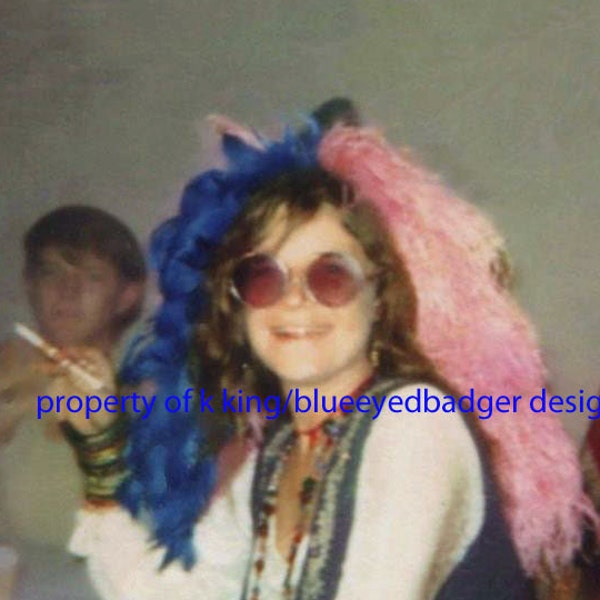 Janis Joplin, Color Photography, Reproduction from Original Photograph