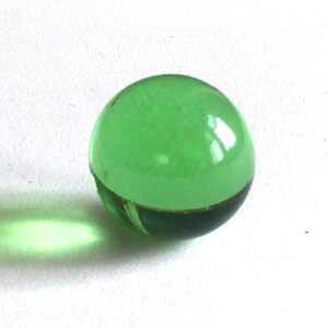 Vintage Glass Shooter Marble, Green Collector’s Marble