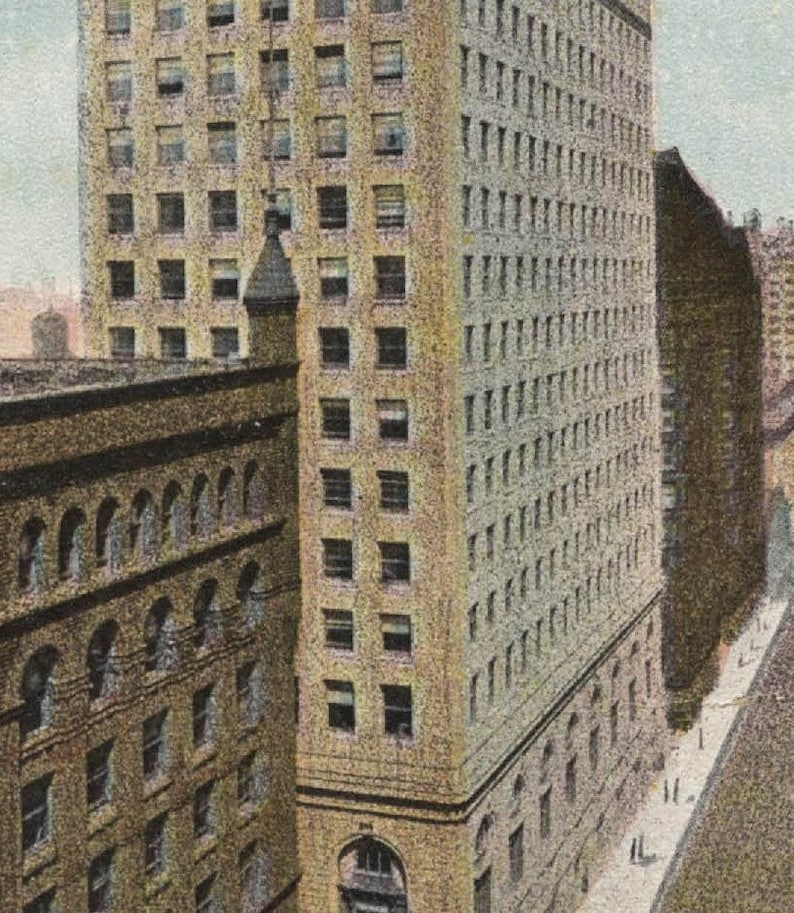 Corn Exchange National Bank vintage post card Chicago