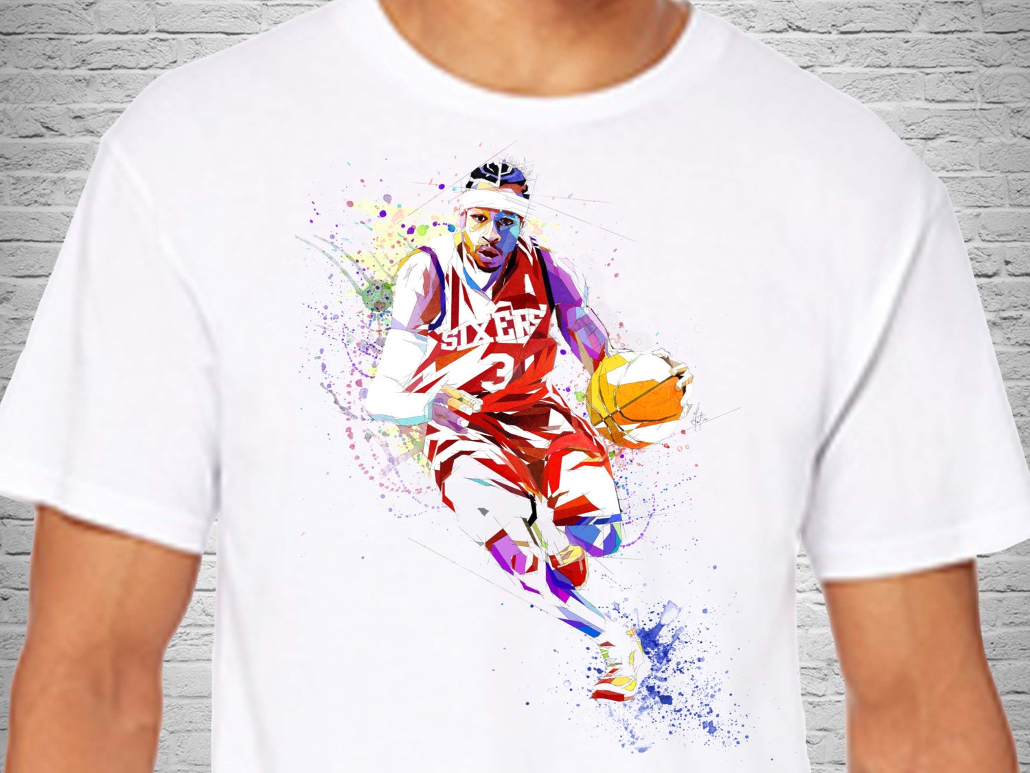 Graphic Tee Basketball Shirt 