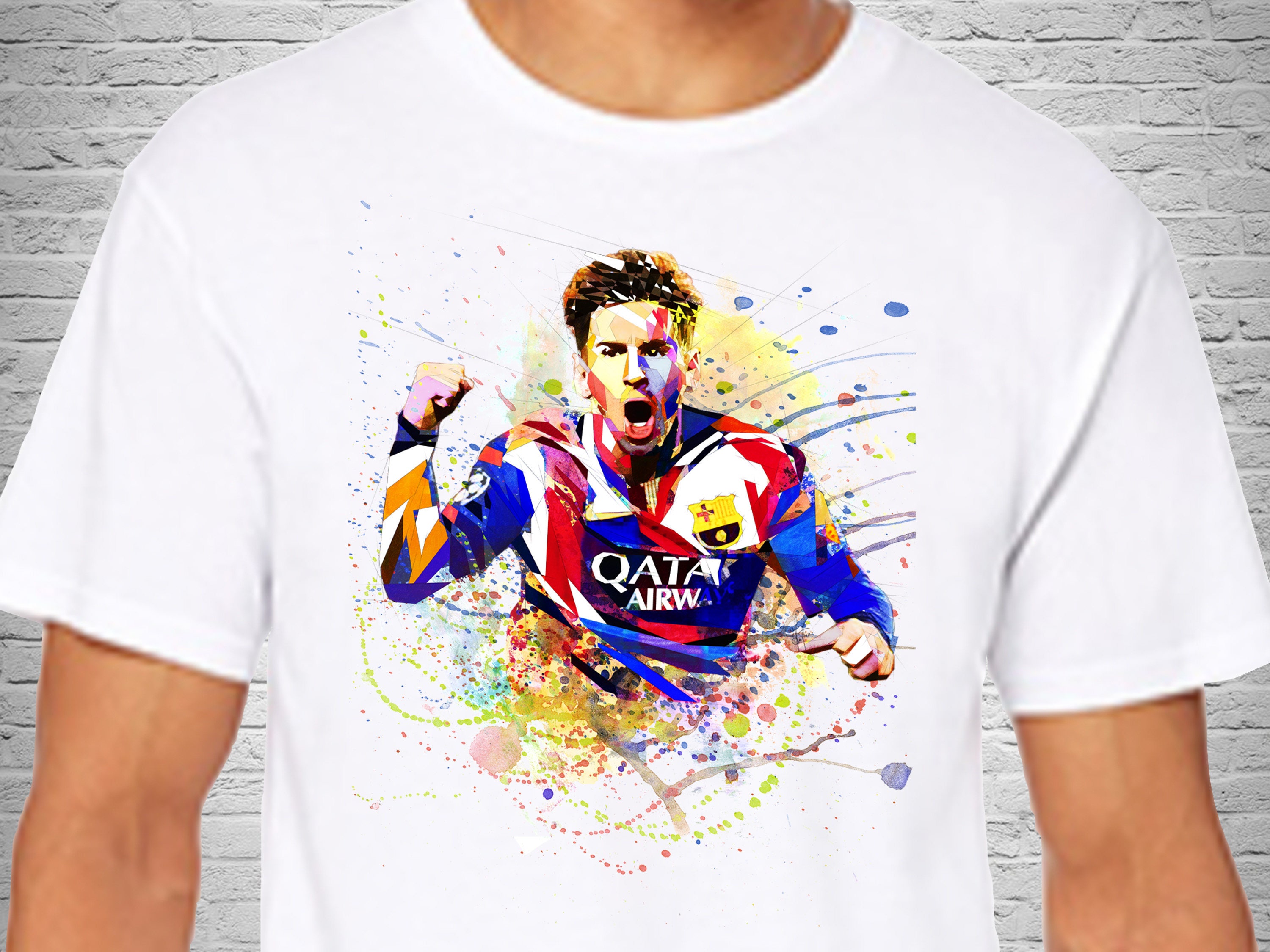 Player Gift Lionel Messi Shirt Graphic Tee Etsy