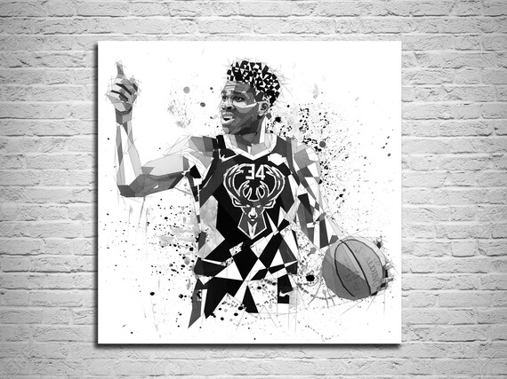 giannis antetokounmpo black and white