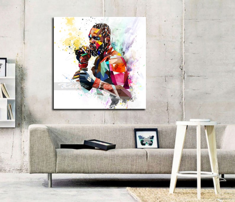 CANVAS PRINT Jon Jones ufc Art Martial Arts Man Cave Etsy