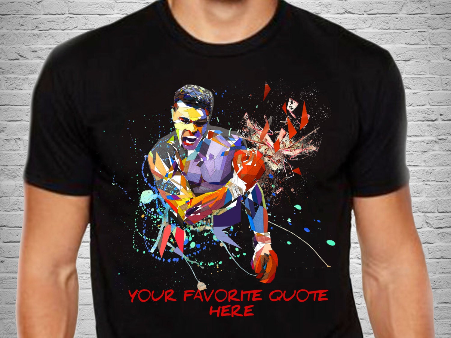 Boxing tshirt M A Boxing Graphic Tee Sports TShirt Etsy