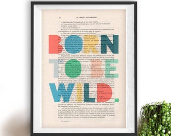 Born To Be Wild Print | Nursery decor | Nursery wall art | Scandi Nursery & Kids Art