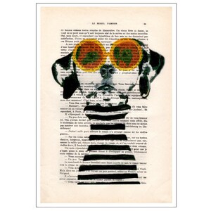 Dalmatian with sunglasses, dalma art, love dalmatians, love, love art, valentines, illustration by Coco de Paris