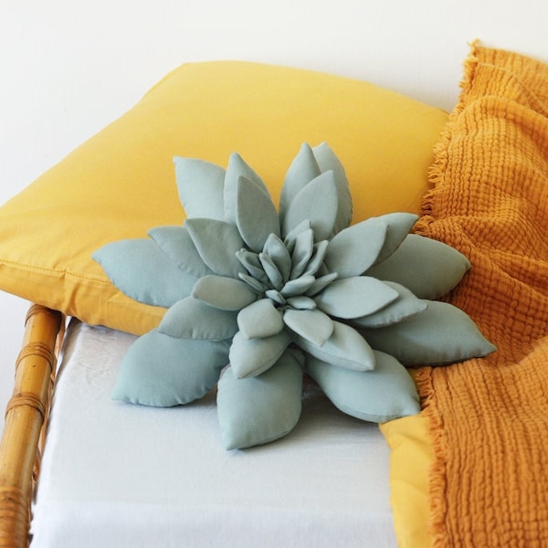 Succulent Pillow Etsy