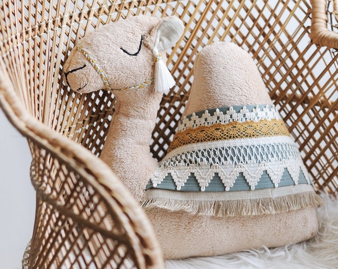 Camel Soft Toy, Camel Toy, Camel Nursery, Camel Nursery Decor, Boho