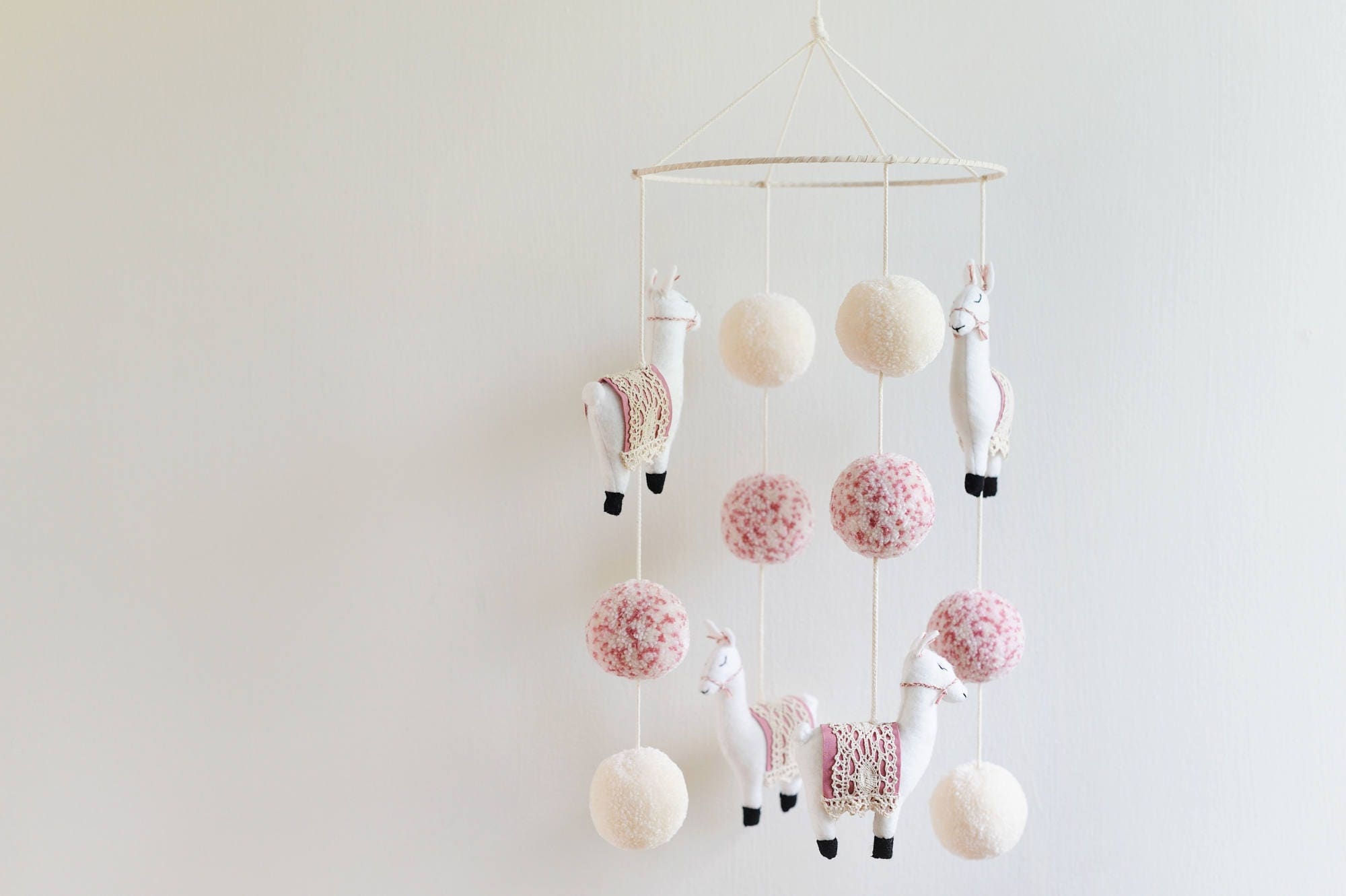 llama mobile nursery