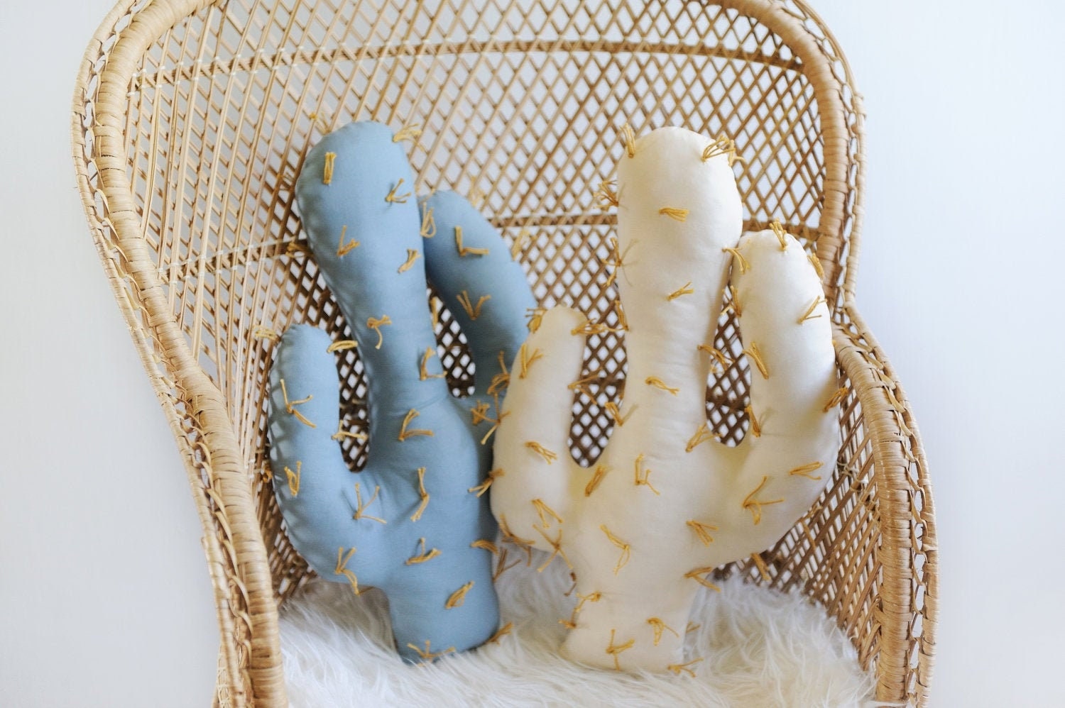 Oreiller Cactus, Pépinière Décor de Chambre Boho, Pépinière Sud-Ouest - sur Commande