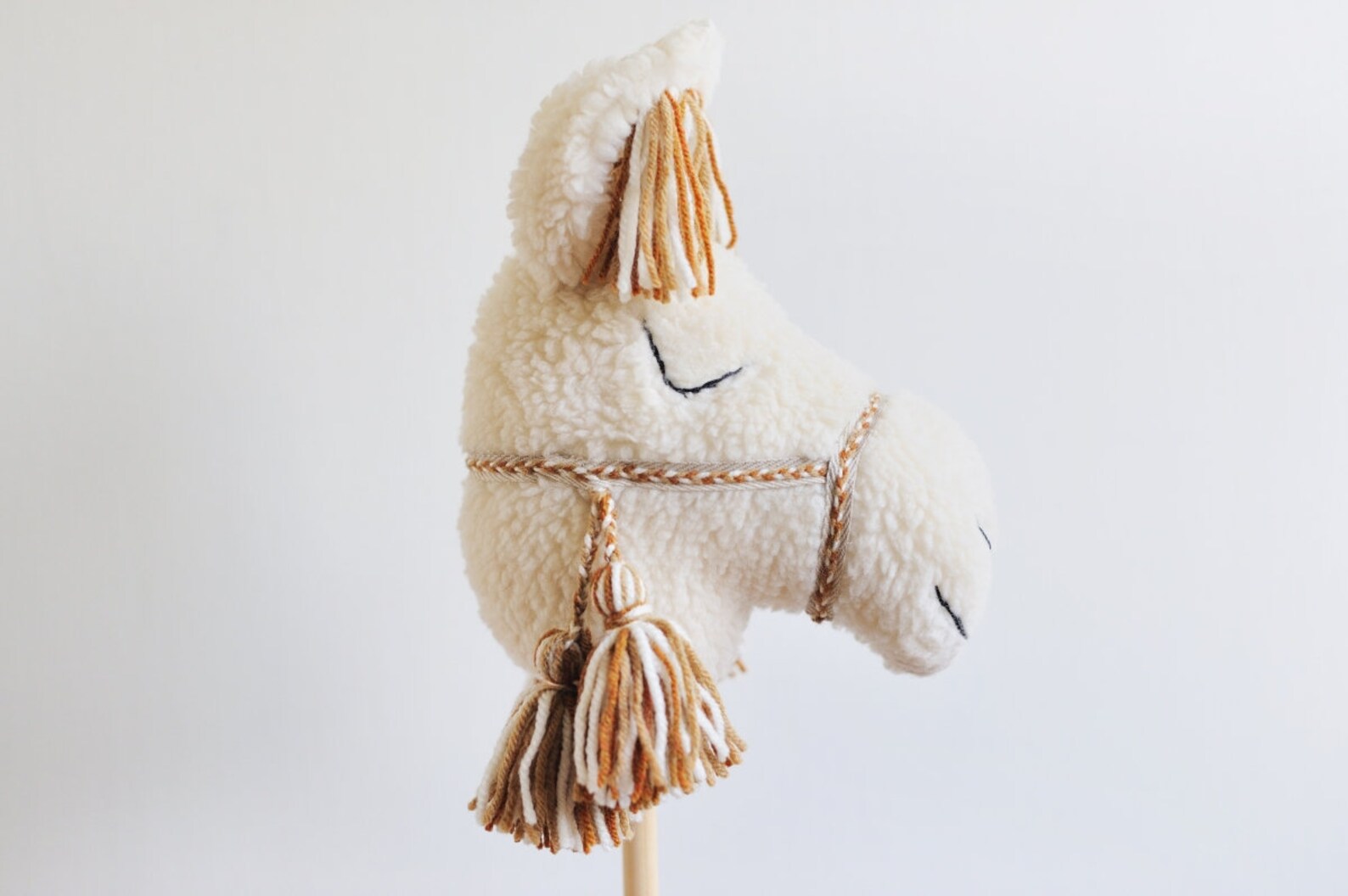Llama Riding Stick Toy Pretend Play Toy Boho Kids Toy Llama Etsy Ireland