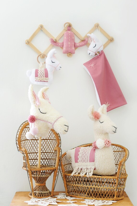 Baby Llama Lovey Security Blanket Llama Security Blanket Lovey Llama Nursery Babyshower Gift MADE TO ORDER Etsy Canada