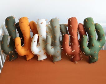 Cactus Pillow: Boho Nursery Decor, Southwest Style