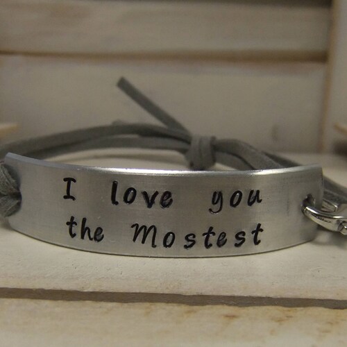hearts … Bracelet " I Love you mostest".. 