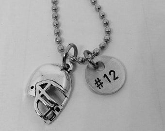 Football Necklace, Sports Necklace, Football Player Gift, Football Girlfriend Necklace, Football Mom Necklace, Cheerleader Necklace