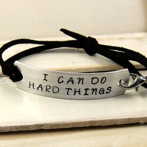 You can do hard things bracelet Clearance
