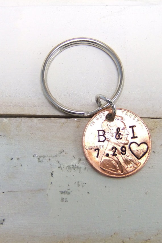 Etsy penny keychain best sale