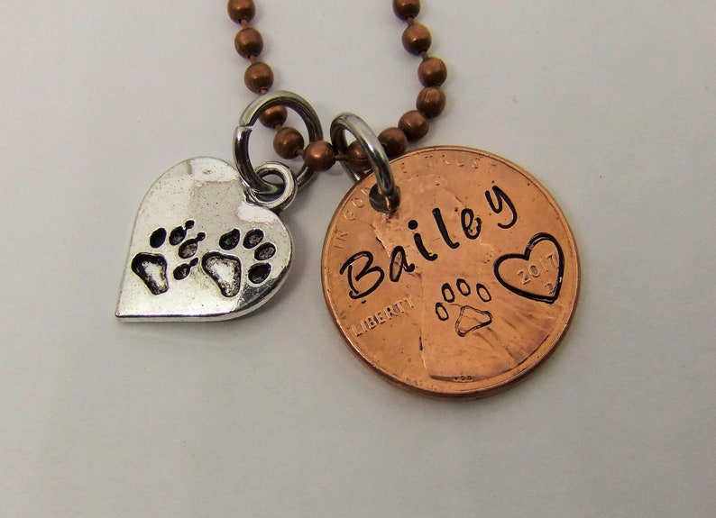 Pet Memorial Necklace Pet Remembrance Necklace Pet Remembrance Pet Memorial Jewelry Pet Memorial Gift Gift Pet Remembrance Necklace