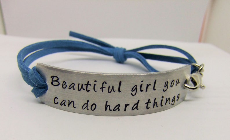 You can do hard things bracelet Clearance