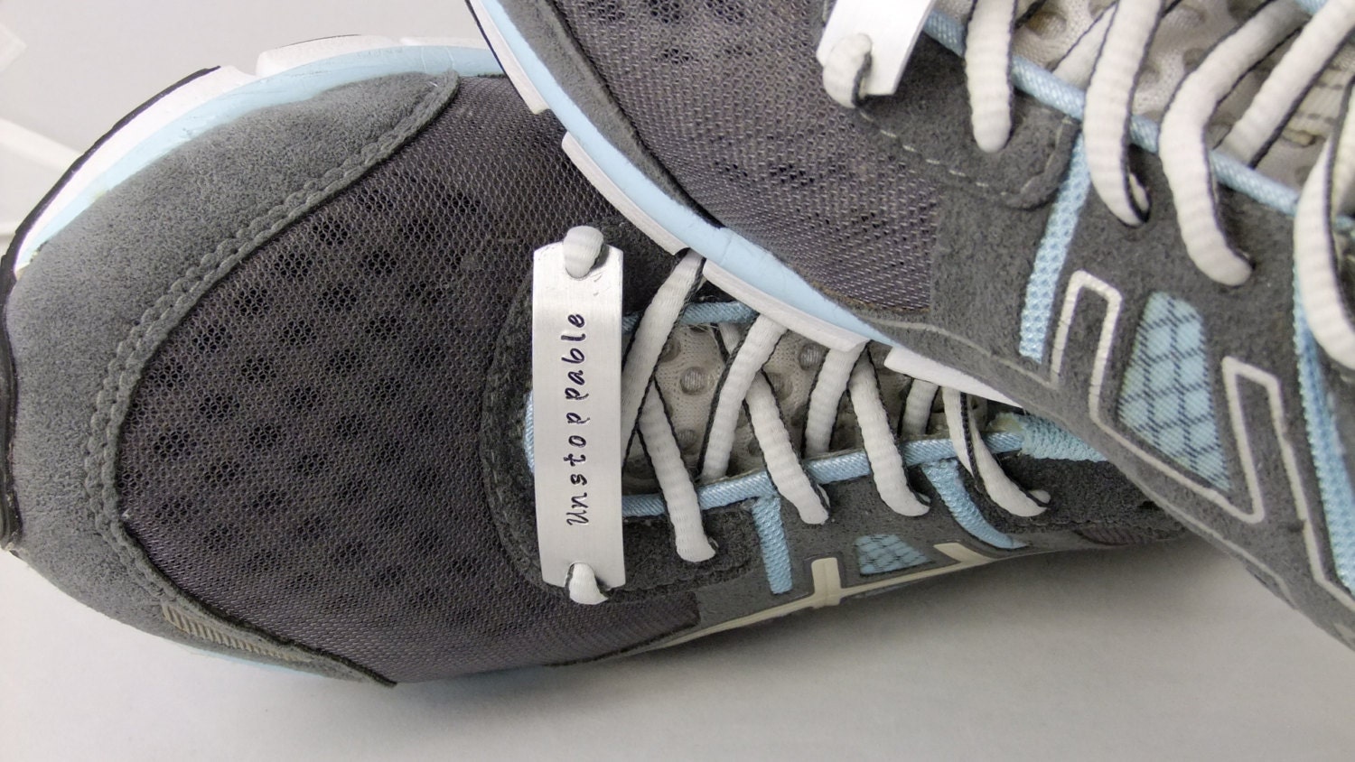 Fitness Motivation Shoelace Plates Unstoppable Shoe Tags Etsy