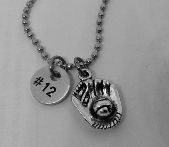 etsy baseball necklace
