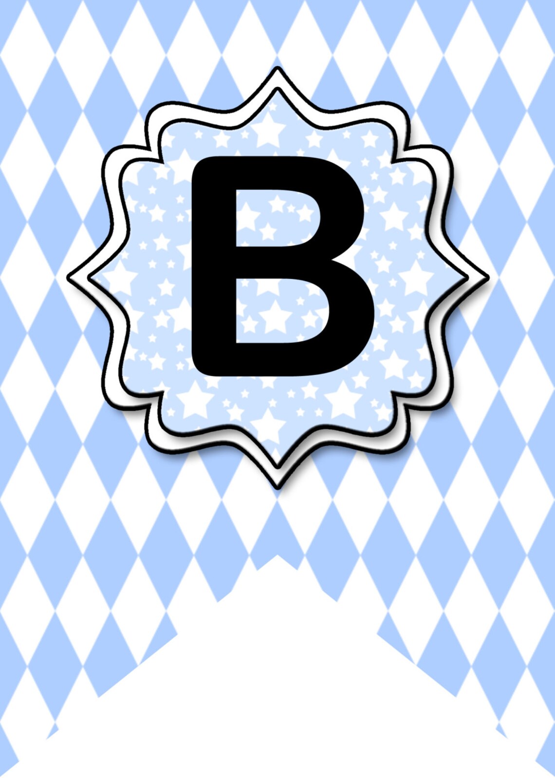 Baby Boy Shower Banner DIY Printable Birthday Banner and Etsy